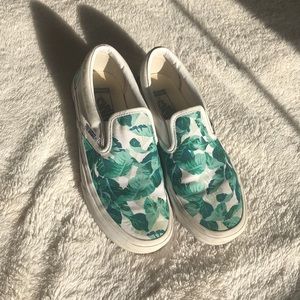 Custom Palm Leaf Vans
